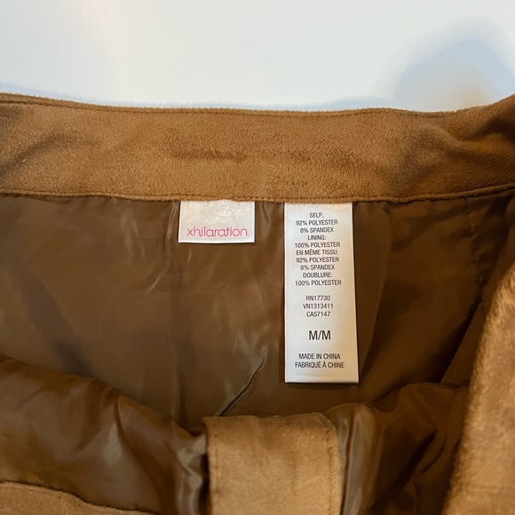 Brown suede skirt - Picture 3 of 4